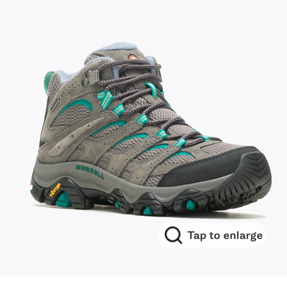 Merrell Moab Granite Blue/Grey Hiking Boot with Vibram Outsole NWOT